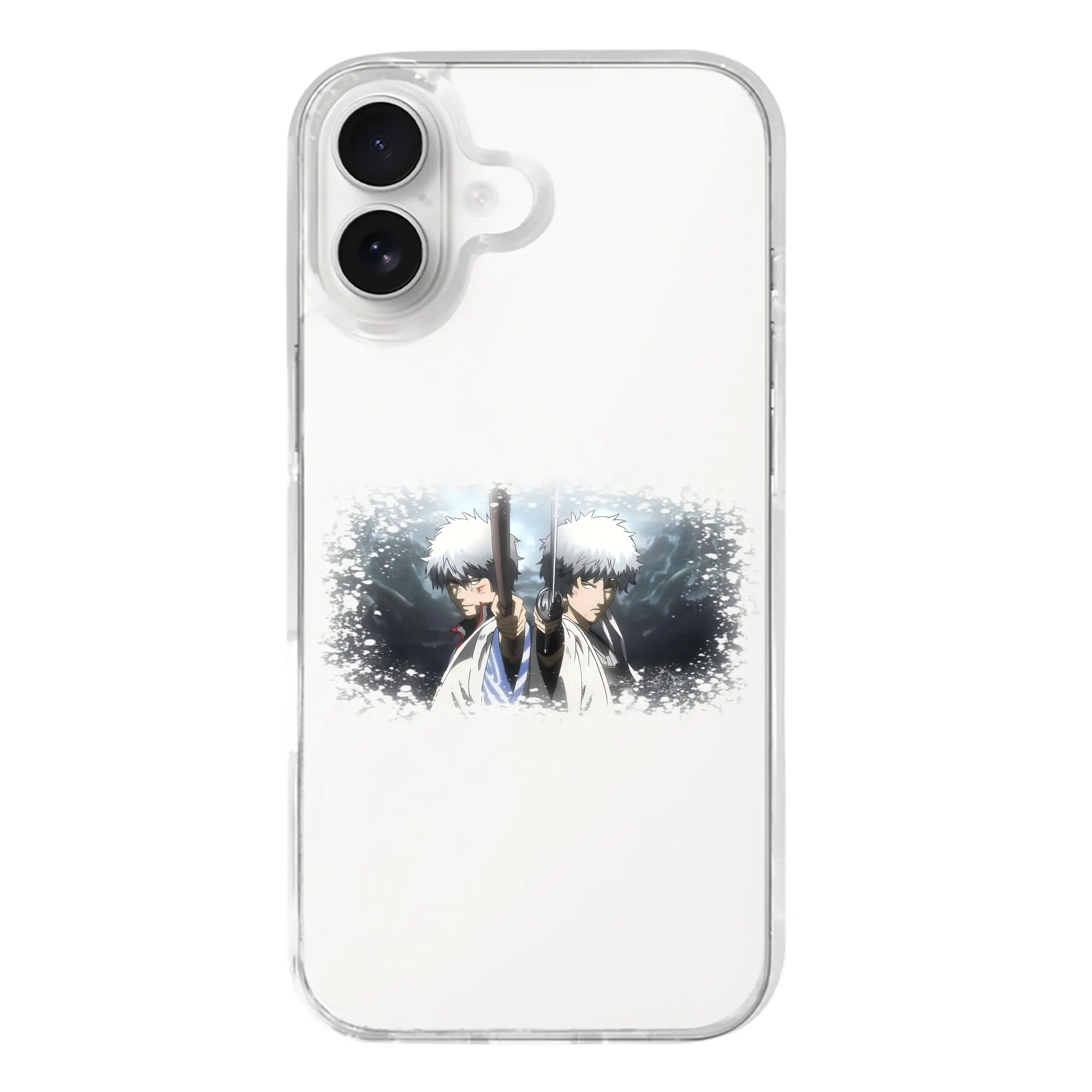 銀魂 グッズ 坂田 銀時 - iPhone 17シリーズ 透明スマホケース – 薄型・耐衝撃・精密フィット保護カバー